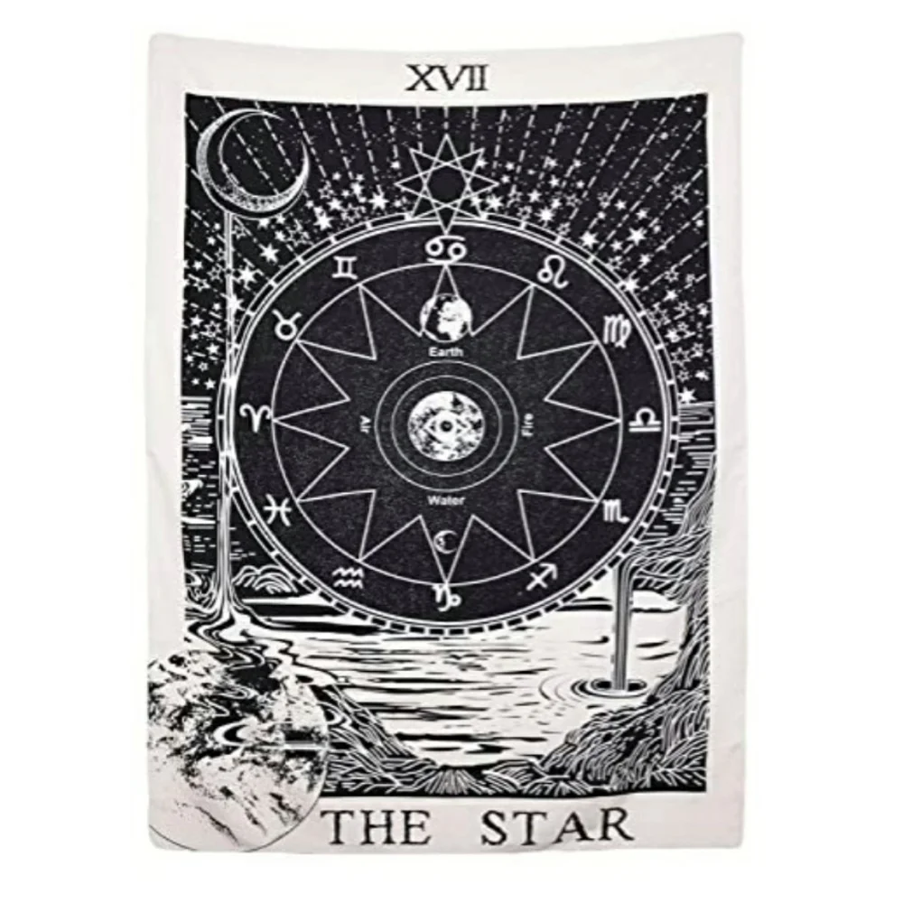Tarot wall tapestry bleum cade 70x92.
